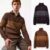 Mens Block Chest Stripe Half Zip Jumper in Stone ( M – 3XL) / Black ( M or L ). Free click and collect