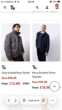 Mens Coats Jackets 70% off TU Argos Sainsburys