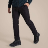 Mens Craghoppers Brisk UPF 50 Trousers Black – All Sizes from 26 – 42