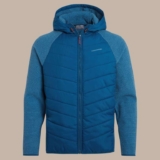 Mens Craghoppers Vamos Insulated Water-Resistant Hybrid Jacket Poseidon Blue, Small