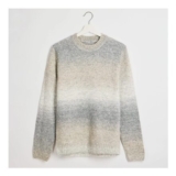 Mens Grey Crew Neck Jumper