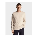 Mens Lyle & Scott Tonal Sweater Cream