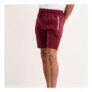 Mens Maroon 2-Pocket Zip Shorts