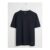 Mens Navy Textured Knitted T-Shirt
