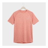 Mens Orange Marled Sports Top