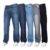 Mens Regular Fit Jeans Straight Leg Denim Trouser Pants