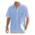 Mens Short Sleeve Linen Shirt