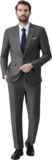 Mens Suits 2 Piece Slim Fit One Button Wedding Dress Tuxedo Classic Suit Blazer Trousers