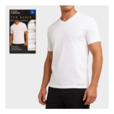 Mens White 4-Pack Ted Baker V-Neck Tops