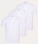 Mens White Short Sleeve Regular Fit Polo Tops 3 Pack Size XXL – XXXXL. Free C&C