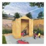 Mercia 4 X 6 Ft Double Door Windowless Timber Overlap Apex Shed