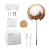 Mesen Wall-Mount Aroma Diffuser Night Light with Remote 7-Color LEDs