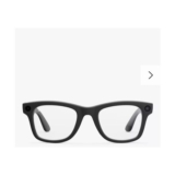Meta Ray-Ban Meta Wayfarer Glasses, Matte Black,