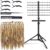Metal 120 Pegs Braiding Hair Rack Standing, with Tray Extension Holder Hanger, Hair Divider for Braiding Separator Stand, Braiding Rack Display, Black