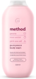 Method Body Wash, Pure Peace, Shower Gel, Peony, Rose Water And Pink Sea Salt Scent, Pack of 1, 532ml.