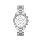 Michael Kors MK6428 Bryant Silver Plated Chronograph Watch