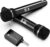 Microphone wireless, Wireless Microphones with One-to-One Chip Connection, 40H Rechargeable Battery, 200FT Range, Plug and Play, Ergonomic Design,Less Latency Singing Microphone for Karaoke, Party