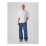 Mid Wash Blue Baggy Jeans