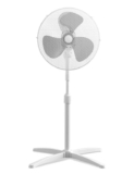 Midea FS40-25MUK(WH) 40W Pedestal Adjustable Height Stand Fan