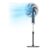 Midea MPF23MTBUK 50W Pedestal Fan, 3 Speed Settings