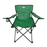 Milestone Camping Folding Camping Chair with Cup Holder & Storage Bag/ Travel Chair/Folds Flat to Store / H80 x W83 x D50cm / 3 Colours