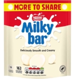 Milkybar White Chocolate Giant Buttons More to Share Sharing Bag 176g – S/S £2.14