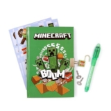 Minecraft Kids Magic Pen and Secret Diary Stationery Gift Set