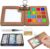 Mini Paint Palette Travel Kit,Mini Travel Watercolor Palette Set,Pocket Artist Acrylic colour Sets with Watercolor Pens,Binder Clips, Include 24 Colors Paint for Beginners Artists Students