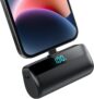 Mini Power Bank 5200mAh for iPhone,2025 Upgraded PD 20W Fast Charging Portable Charger,Small LCD Display Battery External Pack Compatible with 14/14 Plus Pro Max /13/13 Pro Max/12/11/XR/X/8/7-Black