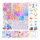 MiuCo Bracelet Making Kit for Kids with Charms