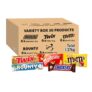 Mixed Chocolate Bars Bulk Box 30 Pieces (1.37kg) M&Ms, Snickers, Twix, Bounty & Maltesers