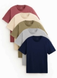Mixed Regular Crew Neck T-Shirts 5 Pack – All Sizes available Free C&C