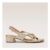 Moda in Pelle Soft Leather Knot Heeled Sandal, 5 Colour Options