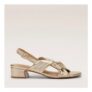 Moda in Pelle Soft Leather Knot Heeled Sandal
