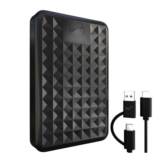 ModusTech 1TB Portable External HDD USB-C/3.0 Slim, Fast