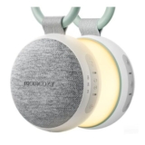 Momcozy Portable Baby Sound Machine with Night Light, 20 Sounds