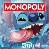 Monopoly: Disney Stitch Board Game, Family Property-Trading Game with Stitch-Themed Tokens, Cards & Locations, Fast to Learn, Fun to Replay, 26 Players, Ages 8, Perfect Game Night Pick