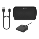 Mophie Charge Stream Mini Wireless Qi Charging Pad Universal inc Travel Pouch w/ Free SCAN Drawstring Bag