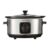 Morphy Richards 3.5L Stainless Steel Slow Cooker, 3 Heat Settings, One Pot Solution, Dishwasher Safe Ceramic Pot