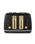Morphy Richards Accents 4 Slice Toaster, Soft Gold Collection