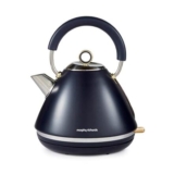 Morphy Richards Accents Pyramid Kettle Navy 1.5L 3kW Rapid Boil