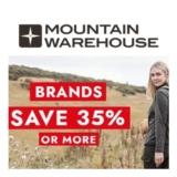 Mountain Warehouse Sale – up to 35% or More off on Top Brands