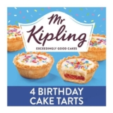 Mr Kipling 4 Birthday Cake Tarts (Nectar)