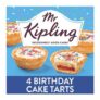 Mr Kipling 4 Birthday Cake Tarts (Nectar)
