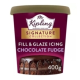 Mr Kipling Signature Collection Fill & Glaze Icing Belgian Chocolate Fudge 400g