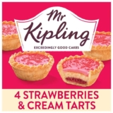 Mr Kipling Strawberries & Cream Cake / Birthday Cake / Caramel Cake Tarts x4 – Nectar Price