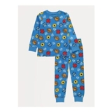 Mr Men Blue Long Sleeve Pyjamas