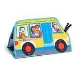 Ms. Rachel Tummy Time Bus Folding Play Mat with Mirror