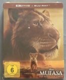 Mufasa – The Lion King Steelbook (4K UHD & Blu-ray) German Import – sold by SarahARecords