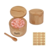 Mulaibdin 2-Pack Salt Cellar with Spoon and Lid